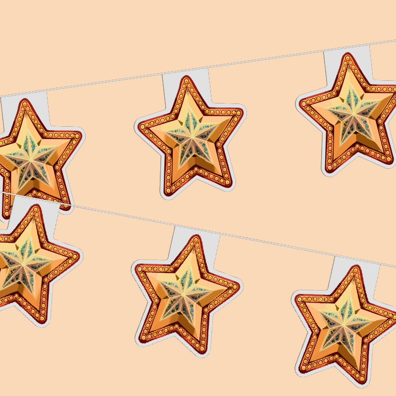 guirlande papier ignifugé M1 Europub France