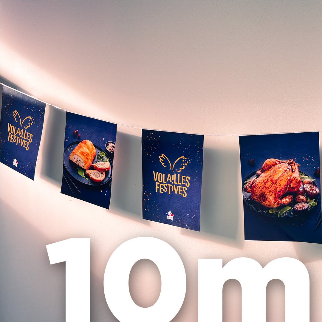 Guirlandes papier M1 longueur 10 mètres