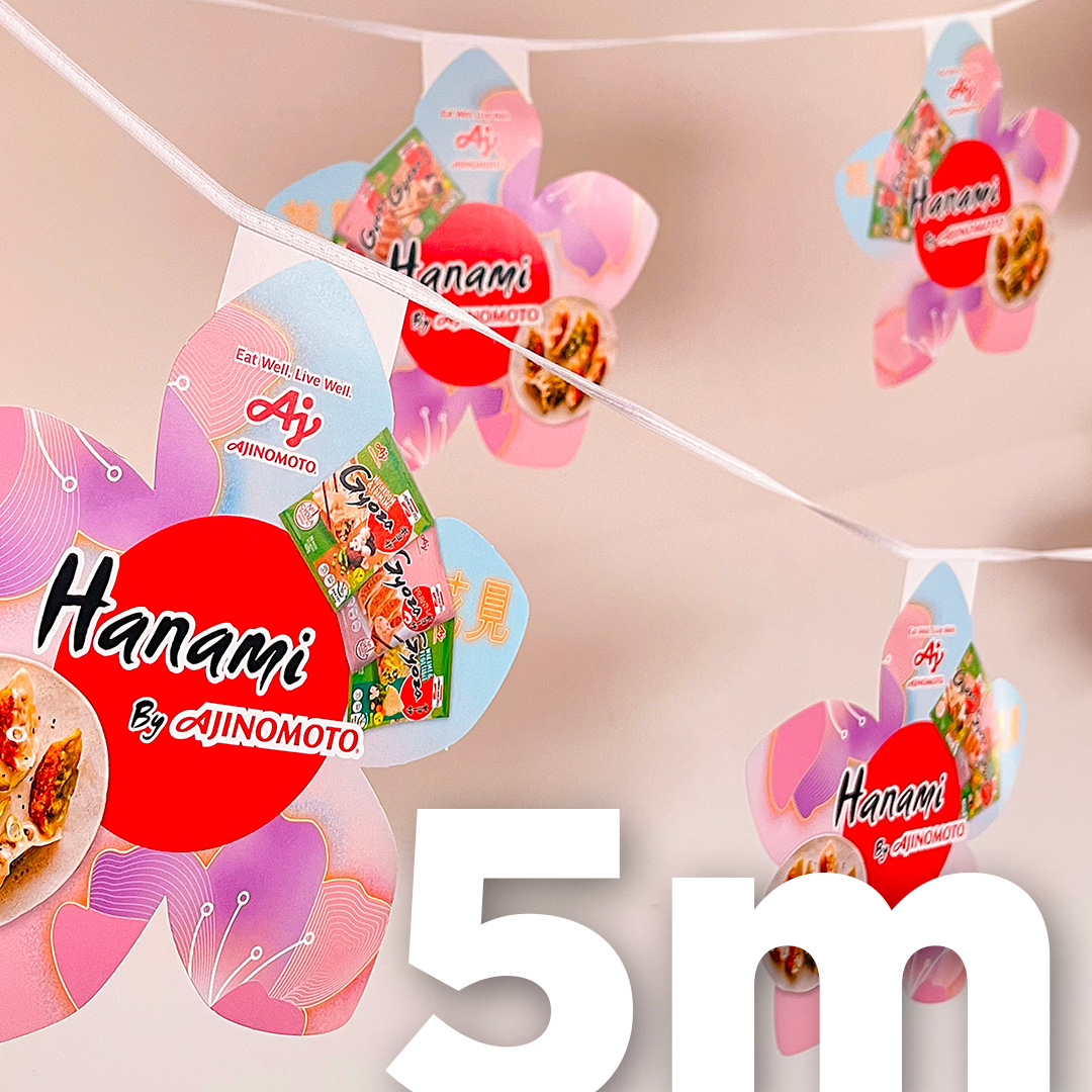 Guirlandes de 5 mètres en papier personnalisable